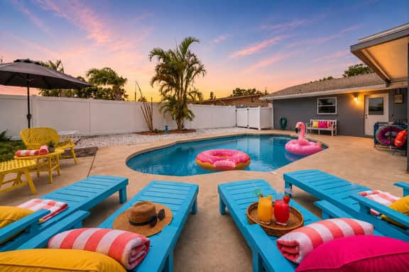 Heated Pool + Hot Tub | Outdoor Movie Theater - Image 2